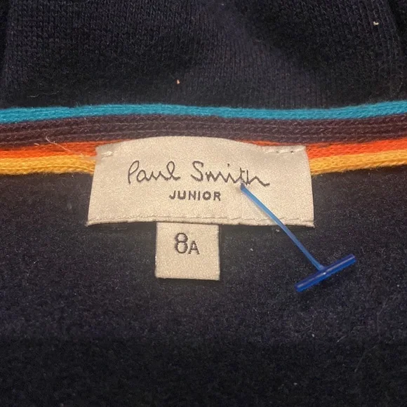 PAUL SMITH JUNIOR Size 8 Hooded Boys Sweatshirt Jacket
